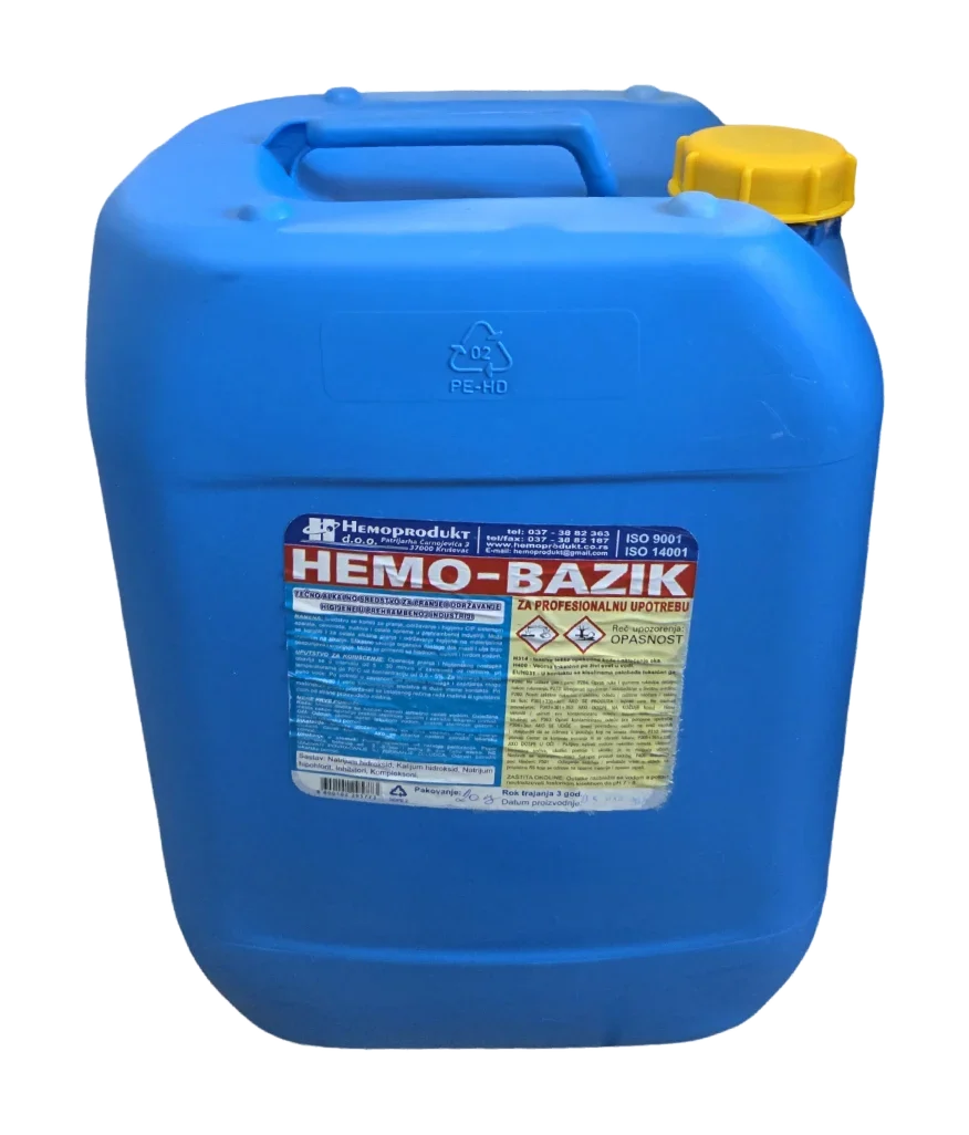 Hemo bazik, alkalno sredstvo za pranje (20 kg)